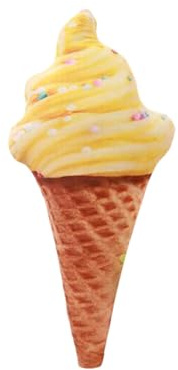 Eiscreme Kuscheltier Plüschtier 46CM Plüschtier Eiscreme Stofftier Plüschpuppen Gefüllte Kinderspielzeug Dekorative Plüschkissen Cartoon Plüsch Rückenkissen Geschenk Spielzeug Für Kinder Erwachsene