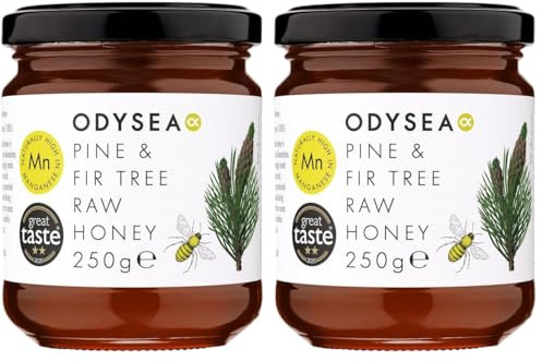 Odysea Pine and Fir Tree Raw Honey, 250g (Pack of 2)