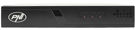 NVR PoE PNI House IP716J, 16 Canales 4K 8MP, 8 Canales PoE y 8 Canales IP, Negro