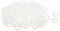 QUARKZMAN 120pz Rondelle Piane in Nylon M12 12mm ID 20mm OD 1mm Spessore Guarnizione Piastra in Plastica Fissaggio Guarnizione Anello di Tenuta, Bianco