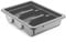 Zilpoo - Commercial Cutlery Bin, 3-Compartment Restaurant Kitchen Flatware Tray, Silverware Storage Plastic Container, Condiments Holder, Utensil Organizer Box (Gray)