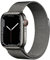 Apple Watch Series 7 (GPS + Cellulare, 41mm) - Cassa in Acciaio Inossidabile con Cinturino Milanese In Grafite (Ricondizionato)