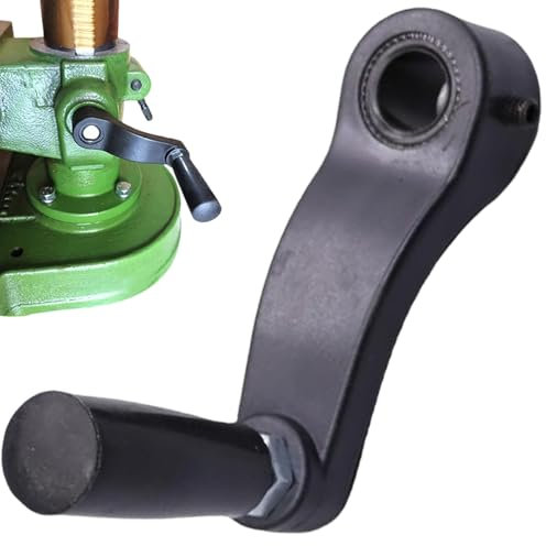 Crank Handle Rise and Fall Drill Press Replacement Simple Installation Drill Press Metal Accessories for Industrial Machine Tools or Other Equipments