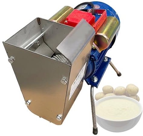 VFMVOYNZ 750W Commercial Potato Ricer, 20-30KG/H Electric Grinding Mud Grinder, Stainless Steel Potato Masher for Garlic, Tomatoes