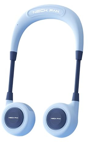 Neck Air Conditioner, Portable USB Cooler, Bladeless Design with Hands- Comfort Heat, Lightweight Personal Device for Travel Car Beach Classroom Outdoor Use, Multicolor