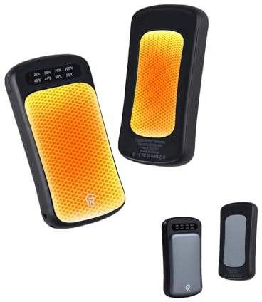 Rapid Heating & Long-Lasting Battery, Hand Warmers Rechargeable 2-Pack 2 * 5000mAh | 4-Level Heat Up to 16H*2 | Real Double-Sided Magnetic Heat, Share Warmth with Your Real Loved One