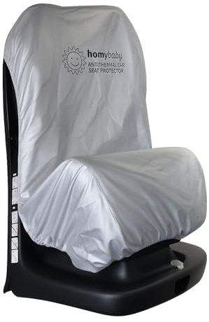 HOMYBABY® Funda Antitérmica Silla Coche Bebe Universal y Ajustable - Anti UV Protector Silla Coche - Cubre Sillita Infantil para Grupos 0 1 2 3 (1 Unidades)