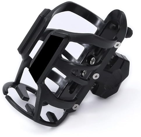 JDUYHS Portavasos Botellas para BMW R1250GS R 1250 GS GSA ADV Adventure, Portabotellas Moto Ajustable, Moto Soporte Botella Agua, Porta Bebidas Universal para Moto, Scooter y Bicicleta,A Black