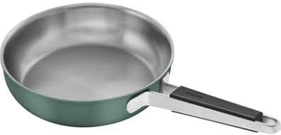 ZWILLING Pure Bratpfanne | rund | 18/10 Edelstahl | Grün (24 cm)