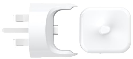 BENSN 2 IN 1 Wall Mounted Charger Station Compatible with Braun Oral-B Electric Toothbrush, 3-Pin UK Plug/USB-C, Charger Base for iO6 iO5 iO4 iO3 iO2, Genius, Vitality, Pro 3 3900 3500 3000 2500 750