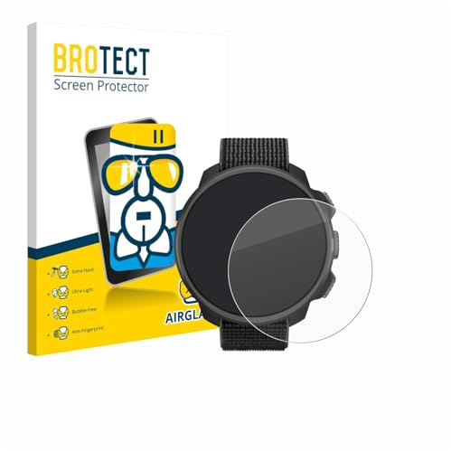 BROTECT Schutzglas für Suunto Nautic S | Transparenter Displayschutz Made in Germany Schutzfolie Panzer Folie Glas 9H Anti-Fingerprint Einfache Montage Clear