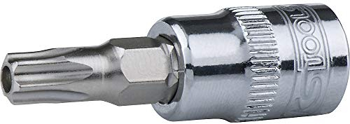KS TOOLS 918.1475 Douille tournevis CHROMEplus 1/4'' TORX percé T30