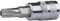 KS TOOLS 918.1475 Douille tournevis CHROMEplus 1/4'' TORX percé T30