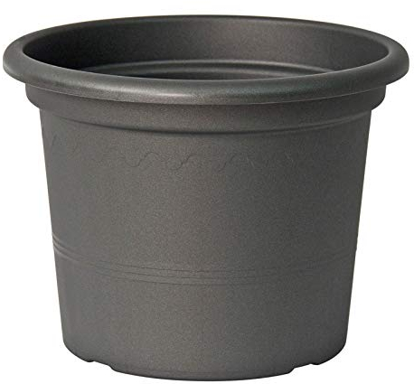 EURO3PLAST Pflanzkübel Geo, 40 x 30 cm anthrazit