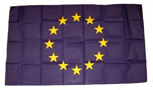Fahne Stockflagge Europa 12 Sterne 30 x 45 cm Flagge