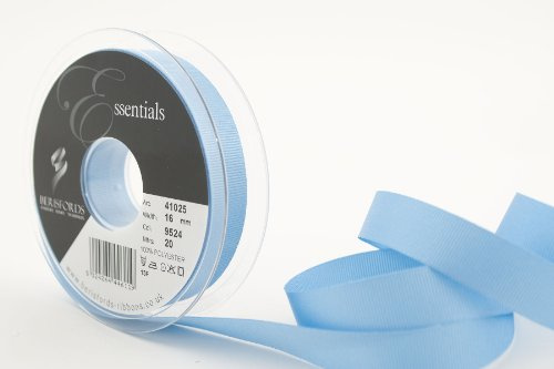 Berisfords Grosgrain Ribbon, Cornflower, 16mm