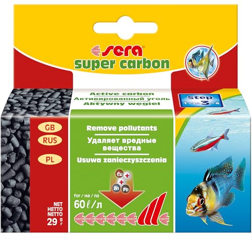 sera Super Carbon 29 g, 29 g for 60 litres
