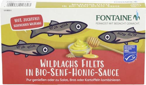 Wildlachs Filet in Bio-Senf-Honig-Sauce 1 x 200 g