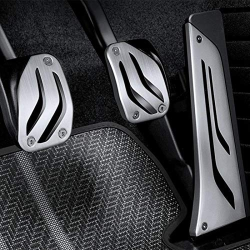 M Performance Pedalauflagen Edelstahl m. Schaltgetriebe Passend für 1er F20, F21 und 3er F30, F31 und 5er F10, F11 und 6er F12, F13