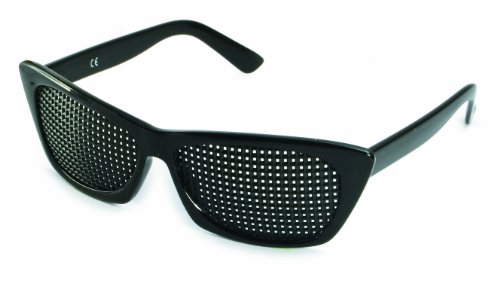 VANLO Rasterbrille 415-FSP - quadratischer Raster - schwarz