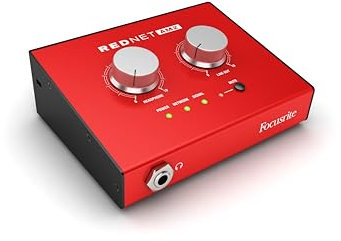 Focusrite RedNet AM2 2-Kanal Audio-Interface mit Ethernet, USB, Thunderbolt für Windows und macOS