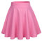 DRESSTELLS Jupe Mini Courte évasée en Polyester, Rose S