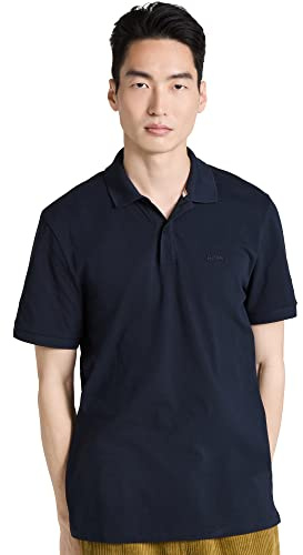 BOSS Hugo Men's Pallas Polo Shirt, Dark Blue, XXL