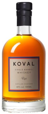 Koval Rye Single Barrel Whisky, 40% Vol., 500 ml