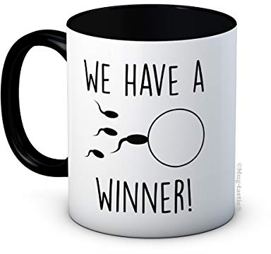mug-tastic We Have a Winner - Annonce de Grossesse - Tasse à Café en Céramique
