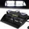 16LED polizia allarme luce stroboscopica Luce di pericolo Law Enforcement Emergency Hazard Avviso lampeggiante 12V Per auto Camion Trailer SUV Tetto interno/Cruscotto/Parabrezza con ventosa(Bianco)