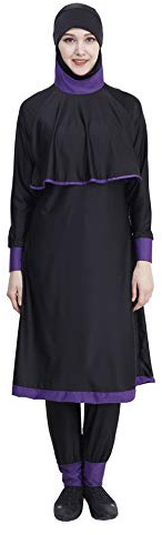 GladThink Muslim Damen Mädchen Burkini 2 Stück Badebekleidung