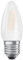 OSRAM Filament LED Lampe mit E27 Sockel, Warmweiss (2700K), Kerzenform, 4W, Ersatz für 40W-Glühbirne, matt, LED Retrofit CLASSIC B, Warmweiß
