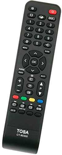 ALLIMITY CT-90300 Fernbedienung Ersatz für Toshiba REGZA TV 32AV565DG 42AV554D 26AV505 32AV505D 32AV555DG 42AV504D 19AV505DG 32AV504DG 32AV555D 37AV505D 46XV625D 75010737 32AV505