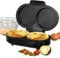 Salter XL Dual Omelette Maker – Non-Stick Deep Fill Cooking Plates, Double Egg Cooker, Makes 2 Omelettes, No Flipping Required, Cook With Little To No Oil, Fast Preheat, Easy Clean, 850W