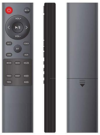 Xtrasaver Replacement Remote Control for Norcent BYL Bestian MEGACRA Soundbar Speaker Home Theater System (Renewed)