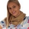 DOLCE ABBRACCIO by RiemTEX Loop Schal Damen Schlauchschal mit Geheimfach Kuscheliger Loopschal aus Jersey Halstuch in Uni Farben (Perubraun)