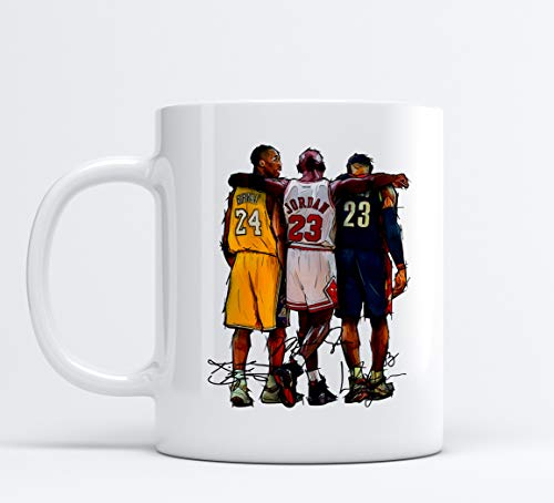 Taza de cerámica campeones de baloncesto kobe MJ23 Lebron