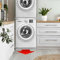 Meliconi - 2 en 1 - Kit de superposition + Base mobile en métal - THE TOWER - pour lave-linge et sèche-linge