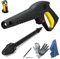 parpyon® Kit S09-1L Accessori Ricambi per Idropulitrice Lavor wash Pistola idropulitrice Lavor + 1 Lancia getto Turbo Rotox + OMAGGI - ricambi lavorwash (KITS09-1L)