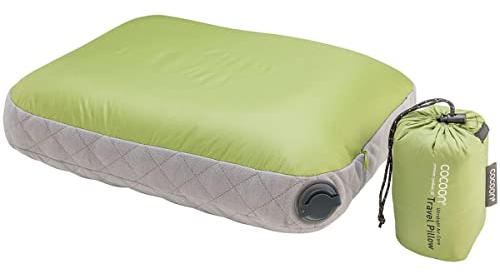 Cocoon Air-Core Pillow Ultralight Größe 28 cm x 38 cm wasabi/grey