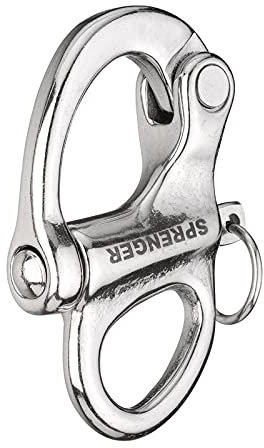 Sprenger Schnappschäkel - Edelstahl rostfrei, 96 x 16 mm
