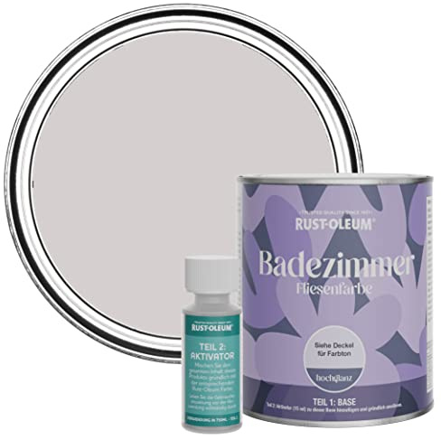 Rust-Oleum Purple Water-Resistant Bathroom Tile Paint in Gloss Finish - Babushka 750ml