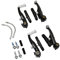 TEKTRO RX1 Mini-V Brake Cyclocross Bremsen-Set (vorne + hinten), schwarz, MH2652