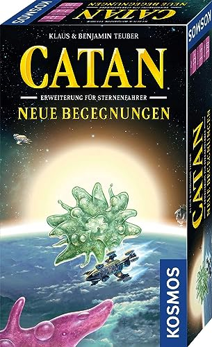 KOSMOS 683535 Catan - Sternenfahrer Erweiterung - Neue Begegnungen, nur spielbar mit Catan Sternenfahrer, Brettspiel für 3-4 Personen ab 12 Jahre, Siedler von Catan