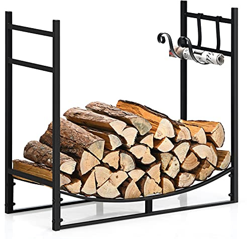 COSTWAY Portalegna da Interno ed Esterno Portata 50 KG