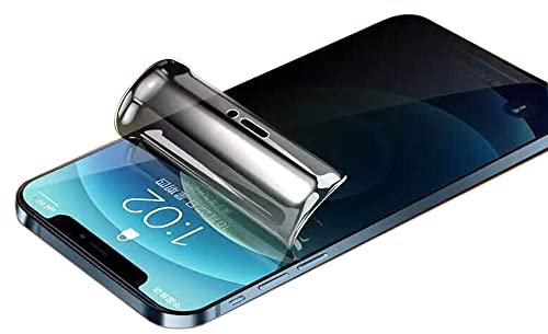 PORRVDP Privacy Hydrogel Screen Protector for iPhone 13 Pro Max/14 Plus, 2 Pcs Anti-spy Soft TPU Protective Film (Not Tempered Glass) [Clear HD] [High Sensitivity] [Face ID Unlock Compatible]