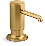 Kohler K-35761-2MB Purist Seifenspender, vibrierendes und modernes gebürstetes Messing