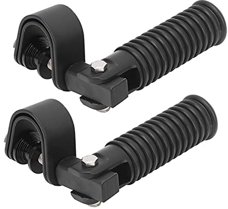 Repose-pieds Moto Antidérapants 26-31mm sur Crash Bar, | Conception Pliable Pour Éviter Les Encombrements, Structure En Caoutchouc Et Métal Renforcé