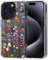 MOSNOVO für iPhone 15 Pro Hülle – Durchsichtige, schlanke, stoßfeste TPU+PC-Handyhülle, [6,6 Fuß Fallschutz/Anti-Abziehen] - Wildblumenwiese