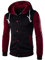 KONG JIMFAN Pullover Herren Mit Kapuze Pullover Männer Frauen Leichter Pullover Hood Unisex Pullover Herren Hoodie Herren Y2k Pullover Herren Pullover Sweatshirt Herbst(Wein,XL)